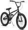 AVASTA 18 Zoll Kinder BMX Fahrrad Freestyle Bike für 5 6 7 8 Jahre alt Jungen Mädchen und Jugend Anfänger, Schwarz