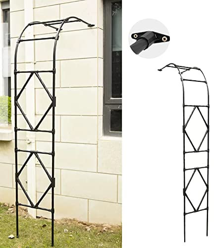 60x240x40cmRosenbogen Halbbogen Verzinkt Gartenbogen Torbogen Rankhilfe Halb-rosenbogen Für Innen/Außen/Gartenrasen/Hochzeit(220x240cm/87x94in)