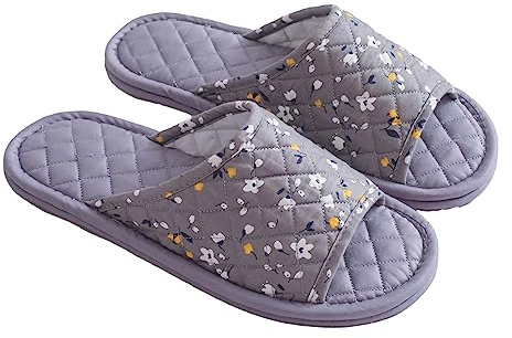 SJTJSPX Pantoufle Invités Non Jetables Pantoufle Voyage Antidérapantes Chaussons Intérieur en Coton Epais Pantoufles de Hotel Spa Chaussures de Maison Chausson Invité Lavable pour Femme Homme