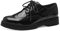 s.Oliver Damen Schnürschuhe Oxford Vegan, Schwarz (Black Patent), 39 EU