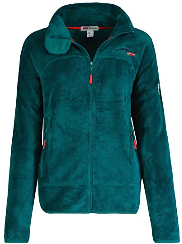 Geographical Norway -Pile donna UPALINE - Colore Verde Taglia L, verde scuro, L