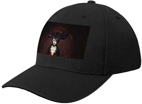 Diablo 4, BOOOOOM Casquette de Baseball Chapeau de Golf Homme Gentleman Chapeau Visière Casque de sécurité Hommes Casquettes Femmes