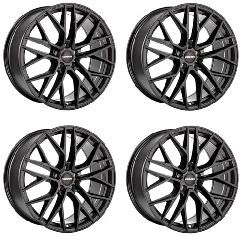 4x Carmani rims alloy rims 20 Ludwig 7,5x17 ET45 5x108 black matt compatible with Ford C-Max Focus Galaxy S-Max Kuga Mondeo Puma Transit Tourneo