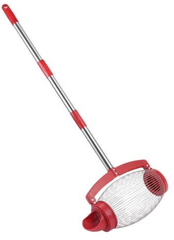 Recogedor de nueces – Rodillo recolector de Frutos Secos, Parte de recolección de nueces, recogedor de nueces con Mango Largo, recogedor de Bolas, recolector de Frutas de jardín, Herramienta