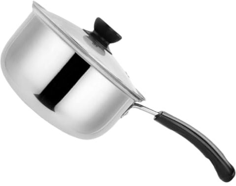 Cabilock Casserole Inox Petite Marmite à Nouilles Marmite It Cuisson Vapeur Ébullition Friture Poêle De Cuisine