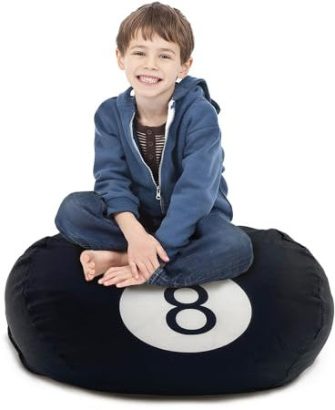 Kinder-Fußball-Sitzsackbezug (ohne Füllmaterial) Sitzsackstuhl For Kinder Und Erwachsene Fußball-Sitzsäcke For Organisieren Von Plüschspielzeug For Mädchen Und Jungen Ungepolsterter Sitzkissenbezug Ga