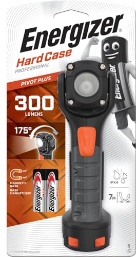 ENERGIZER LINTERNAS PROFESIONALES FL LINTERNA HARDCASE PIVOT 300 LM, Grigio