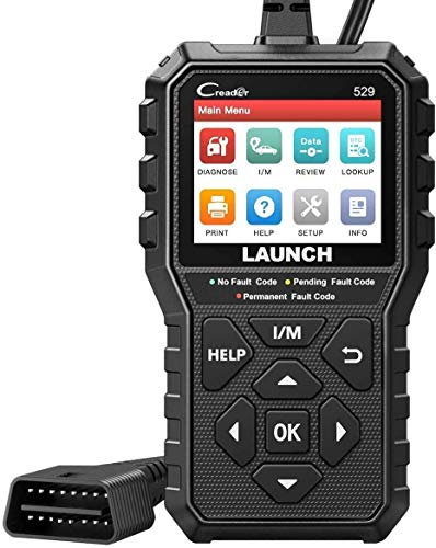 LAUNCH OBD2 Scanner CR529 Code Reader with Full OBD2 Function, One-Click I/M Readiness Turn Off Check Engine Light CAN Scan Tool, Automotive Car Diagnostic Tool, Lifetime Free Update