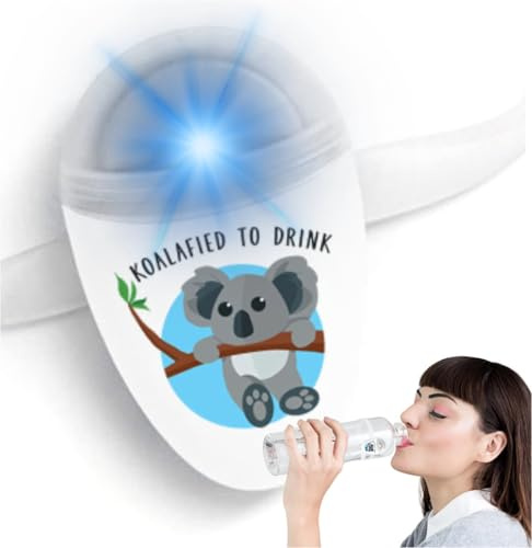 ULLA Smart Hydration Reminder to Drink More Water, Fit Most Bottles, Light Up Technology Tracks when you Hydrate, Water Reminder Water Bottle Alarm, Water Intake Tracker, Home & Office Use - Koalified