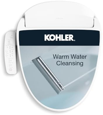 Kohler 32330-0 PureWash Bidet Seat, White, Elongated