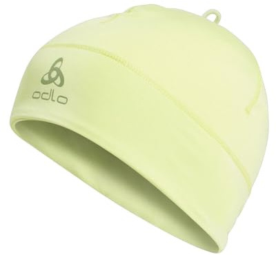 Odlo Mütze für Herren und Damen Polyknit Warm | Shadow Lime | Einheitsgröße | Winter-Sportmütze | Beanie