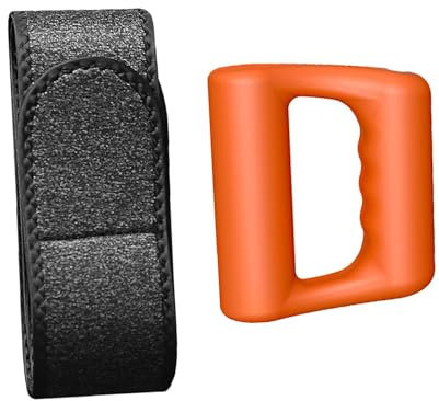 Colcolo Handmassagegerät, Vibrations- und Tiefenmuskelmassagegerät, elektrisches Rückenmassagegerät, für Männer, fitnessbegeisterte Sportler, Frauen, Orange