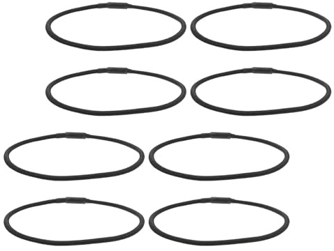 Hemobllo 8 pezzi Cinghie Elastiche Antivibrazione per Microfono Condensatore Anelli in Gomma Isolanti Vibrazioni per Supporto Shock Mount Accessori Studio Registrazione Compatibili