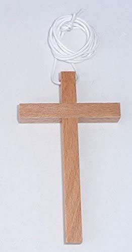 Holzkreuz Buche zum Umhängen ca.10x6cm