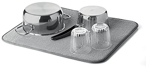 Guzzini Dry&Fold Tappetino Universale Scolatutto, PL, Grigio Scuro, 55x42,5 cm