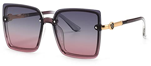 shixixiliang Gafas de Sol con bisagra de Resorte de Espejo Completo para Hombres y Mujeres, piloto de aleación, Gafas de Sol Unisex Protectoras Unisex, cuadradas Redondas y Retro