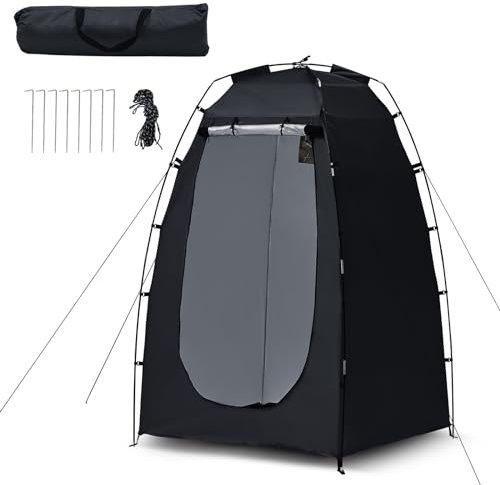 LEMROE Tente de plage avec sac de transport - Tente de douche étanche - Tente de toilette mobile pour le camping, la randonnée, l'extérieur - Tente pop-up