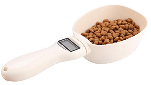 Balance de Cuisine Numérique pour Aliments, Cuillère à Mesurer électronique, Balance à Bijoux, Portable électronique pour Animaux de Compagnie, Chat, Chien, Cuillère à Mesurer,