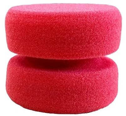 Fieball PREMIUM AUTOPFLEGE Wax Mini Applikator Pad Rot - Handapplikator Audtragspad Polierpuk