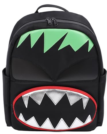 MENDUNER LED Rucksack Motorrad, LED Backpack, Motorrad Rucksack, 32x64 LED Rucksack, Großes Fassungsvermögen, Programmierbarer, Wasserabweisender Motorrad Reise Laptop Rucksack