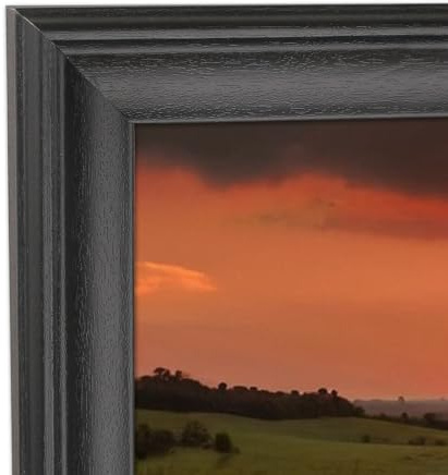 14x34 Panoramic Photo Frame Black Solid Wood 14x34 inch Picture Frame Painting Frame 14x34 inch Poster Frame(S23B1434)