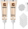 EZOULUOBA Lederreparatur Creme, Fiussigleder Reparatur Set, Lederfarbe Creme, Leder Reparatursätze, Lederkratze Reparatur, Lederreparaturset fur Autositze, Sofa, Lederjacke,2 Stück