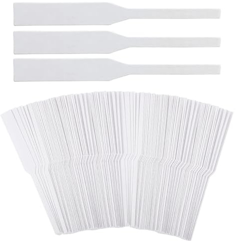 200 Pcs Perfume Tester Strips, Disposable White Perfume Paper Test Strips, Fragrance Blotter Essential Oils Paper Test Strip for Fragrances Scents Essential Oils Aromatherapy Testing