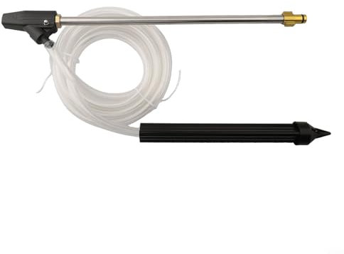 Kit di sabbiatura a umido per idropulitrice per la pulizia di ruggine e vernice, pacchetto completo con opzioni di sabbiatrice, lancia, tubo flessibile e adattatore (B)