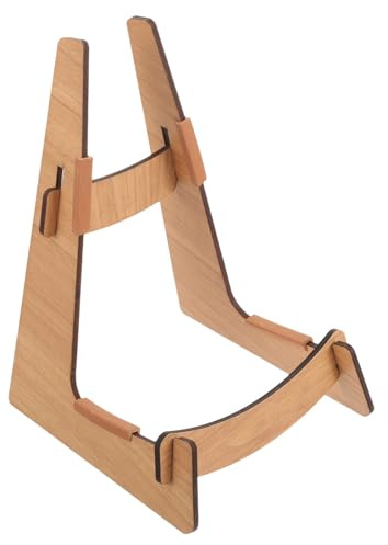 HANABASS Wooden Guitar Stand Guitar Floor Stand for Acoustic Holder Rack for Ukulele and Mandolin Smooth Wood Support for Home Shop Classroom Indoor or Outdoor Use