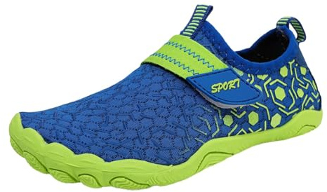 Generisch Outdoor Sports for Women Beach Five Fingers Wading Shoes Boys Girls Clothing Quick-Drying Swimming Shoes Breathable Trainers, blue, 4 UK