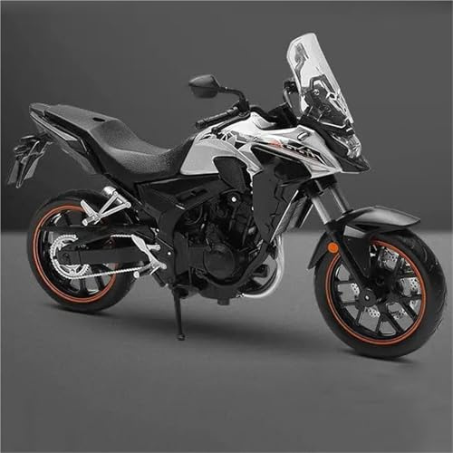 HFMXZHI Modèle réduit de Moto 1/12 pour H-Onda CB400X Jouets Cadeau d'anniversaire Ordinateur Décoration De Bureau Modèle Moto Miniature Moulé sous Pression Collection(White)