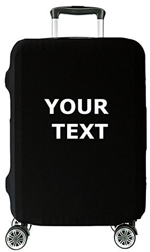 Personalisierte Deine Inschrift Hochelastische Reise-Koffer Abdeckung Schutzabdeckung Kofferschutzhülle Kofferbezug Kofferhülle Groß 27-30 Dein Text [083]