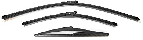 Limpiaparabrisas, delantero 24 '' 16 '', trasero 12 '', limpiaparabrisas, limpiaparabrisas de coche, limpiaparabrisas, hojas de repuesto para 2007-2013, conducción por la derecha