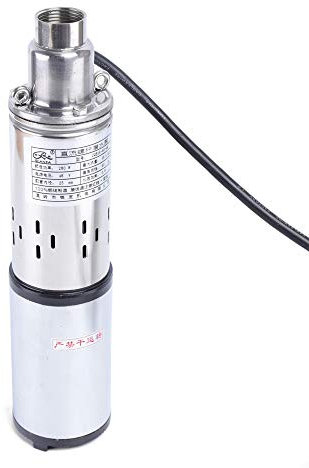 ROMYIX Pompa sommergibile ad energia solare da 280 W 48 V, pompa ad energia solare per pozzi profondi, ascensore 60 m, 16 l/min, pompa solare a risparmio energetico per giardino, stagno, cantina