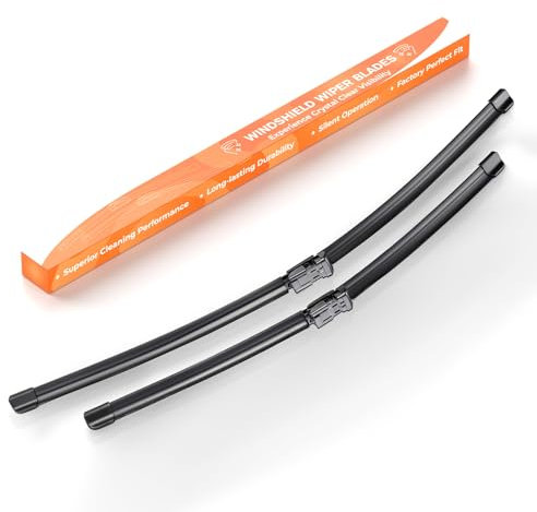 ACLONG Scheibenwischer Wischerblätter Vorne Set, Scheibenwischerblätter Satz für Frontscheibe, Autoscheibenwischer Vorne Auto Zubehör Kompatibel mit Fiat Ducato 250 71805143, 650/530mm