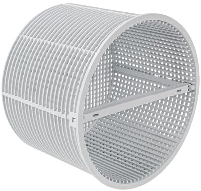 Pool Skimmerkorg – 15 x 15 cm fällkorg absblad | Filterkorg för poolbyte med handtag upphöjd och begravd pool | pooltillbehör - underhållsverktyg