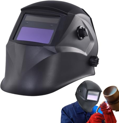 Generico Casco Da Saldatura Per Donne - Scudo Protettivo Auto-Oscurante Comodo,per Cappuccio da Saldatura,per Uomini e Donne Produzione Riparazione Auto Costruzioni Attività Quotidiane