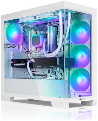 Aurum White Gaming PC Intel Core i9-12900KF • GeForce RTX5060Ti 16GB • 32GB DDR4 • 1000GB M.2 SSD • Windows 11 • Wasserkühlung • WLAN • Gamer PC Computer Gaming Rechner