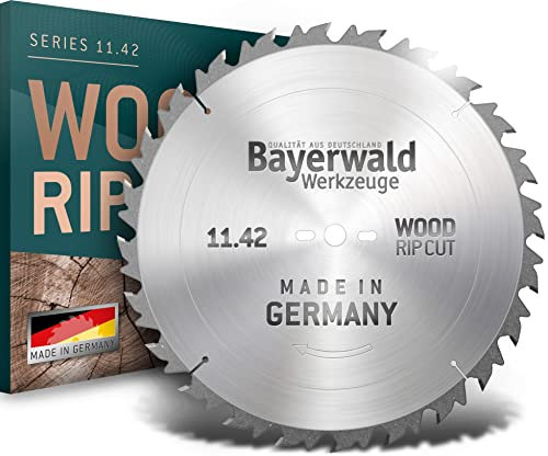 Bayerwald - HM Kreissägeblatt - Ø 600 mm x 4,2 mm x 30 mm | Wechselzahn (40 Zähne) | grobe, schnelle Zuschnitte - Brennholz & Holzwerkstoffe | Nebenlöcher 2/7/42 + 2/9/46 + 2/10/60 + 2/12/72