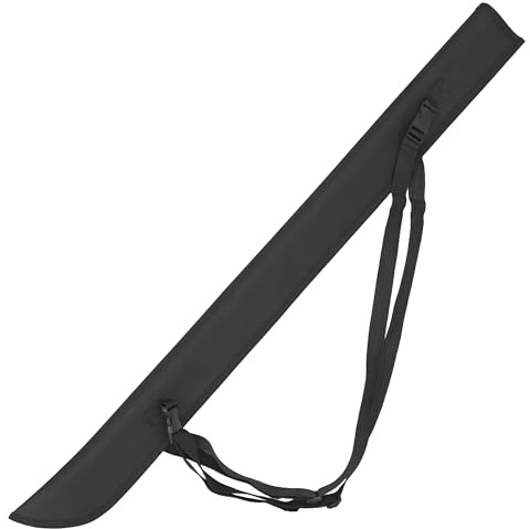 Armory Replicas Black Katana Sword Holder | Durable Nylon Carrying Case | Adjustable Straps | Full-Size Sword Storage