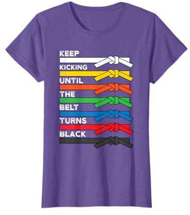 Cool Taekwondo Belts Gift Tae Kwon Do Student Instructor T-Shirt