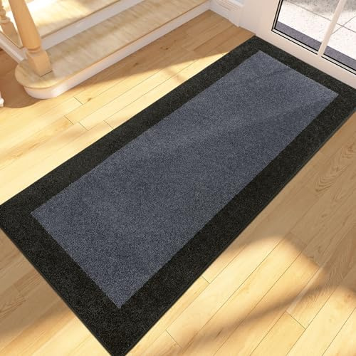 FCSDETAIL Zerbino Interno 60 x 210 cm, Tappetino Antiscivolo e Lavabile in Lavatrice, Tappetino d'Ingresso Assorbenti per Cane, Ingresso, Porta, Corridoio