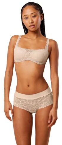 Triumph Body Make-up Illusion Lace Balconette, Sujetador Mujer, Beige (Nude Beige), 80C