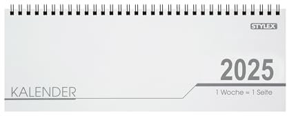 Schreibtisch Kalender / 32 Blatt / Schreibtischquerkalender 2025