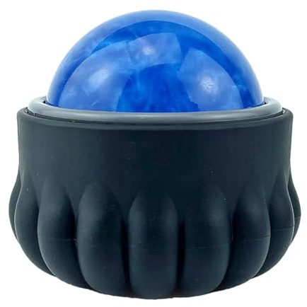 Palla massaggiante manuale in resina per rilassamento muscolare, massaggiatore rotante, per il rilascio profondo dei tessuti e delle fascie, palla da massaggio yoga per punti di innesco, strumento