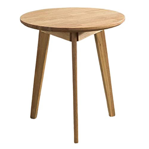 Runder Esstisch aus massiver Eiche, moderner Küchenmöbel, kleiner Holztisch für Esszimmer