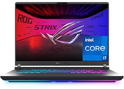 ASUS ROG Strix G16 (2025) Gaming Laptop, 16” FHD+ 16:10 165Hz/3ms Display, NVIDIA® GeForce RTX™ 5060 Laptop GPU, Intel® Core™ i7 Processor 14650HX, 16GB DDR5, 1TB Gen 4 SSD, Wi-Fi 7, Windows 11 Home