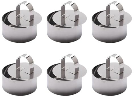 Anillos de postre de acero inoxidable con textura para los entusiastas de los pasteles