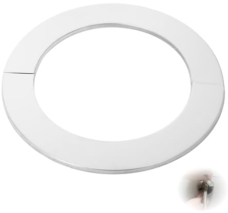Fledart rosette ofenrohr 120mm Edelstah, Kaminrosette 120 mm, Kamin rosette Durchmesser 125 x 175 x 5mm Hitzebeständig für Heizkessel(120mm 1pcs)