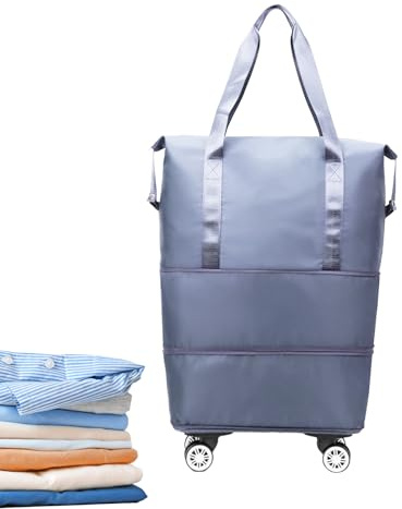 Reseväska Med Hjul,Vattentät Rullbar Handbagage | Resväska För Klädtransport Till Semester Helg Shopping Affärsresor